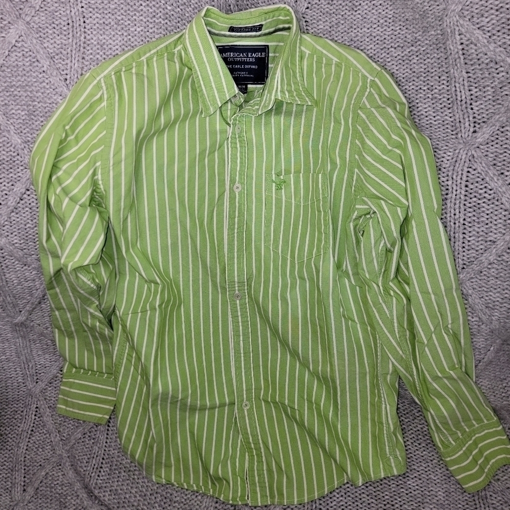 Mens American Eagle Vintage Fit Button Down